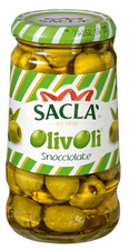 Olivy zelené bez pecek Sacla (sklo) 290g